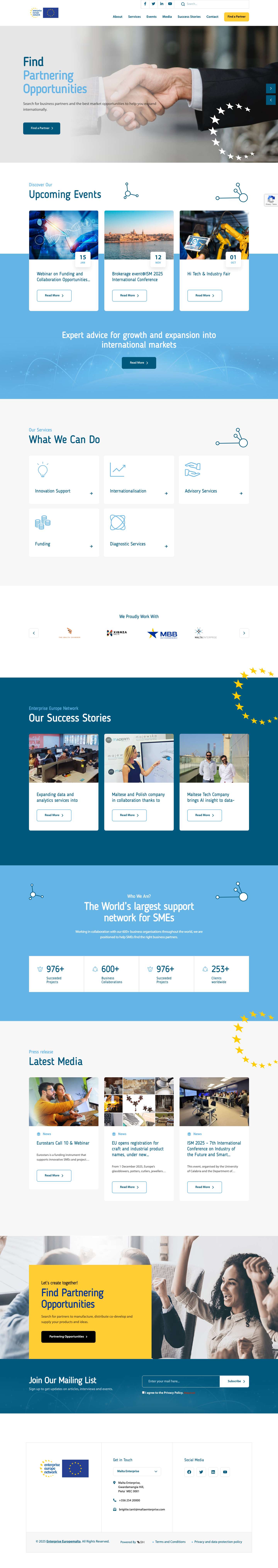 Home - Enterprise Europemalta - Full Screenshot