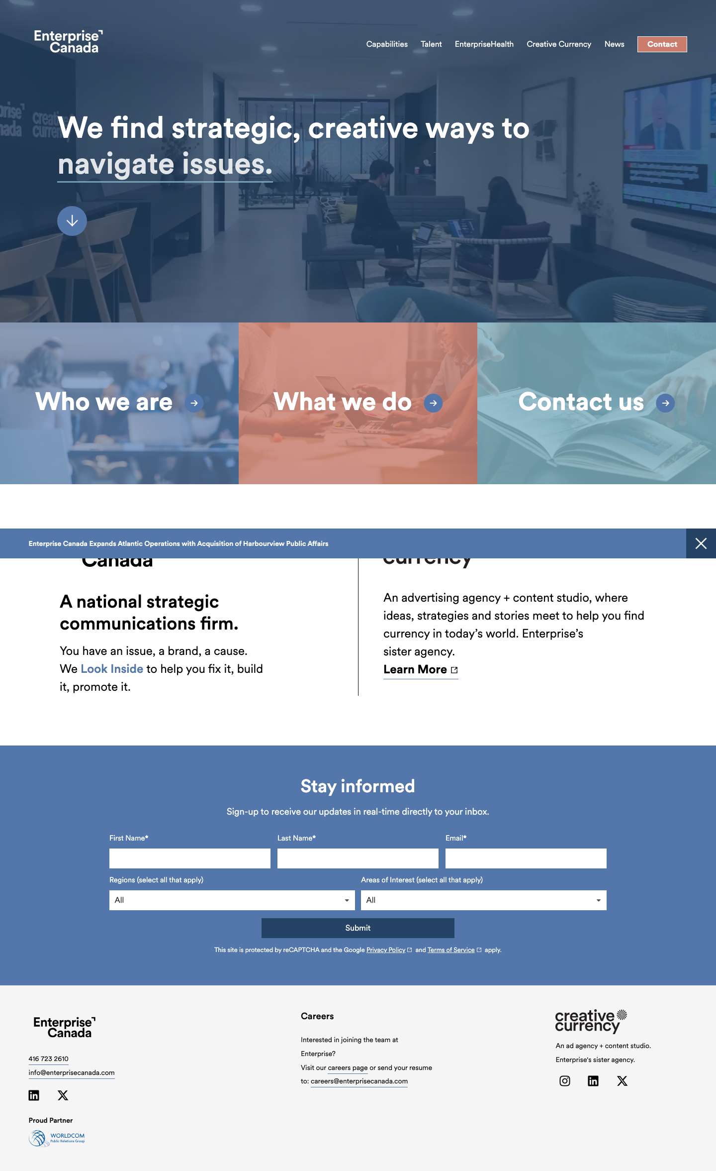 Enterprise Canada - Full Screenshot