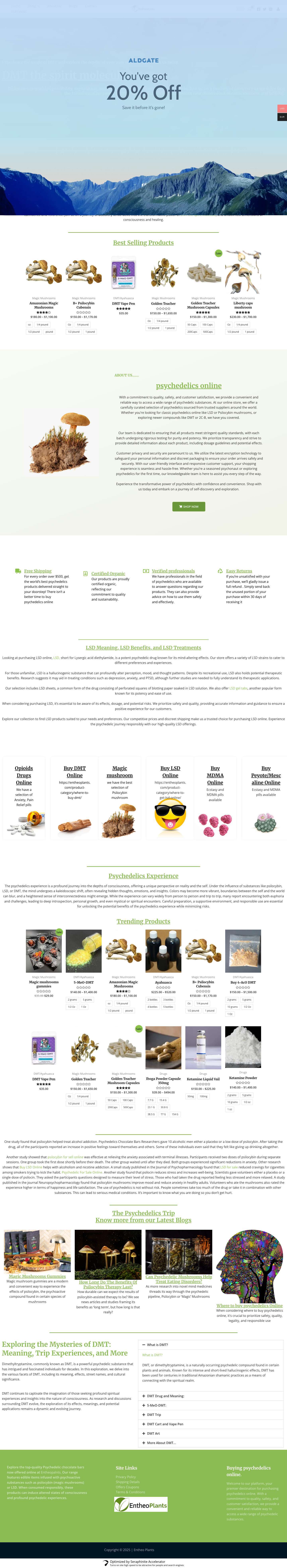 DMT The Spirit Molecule - Entheo Plants - Full Screenshot