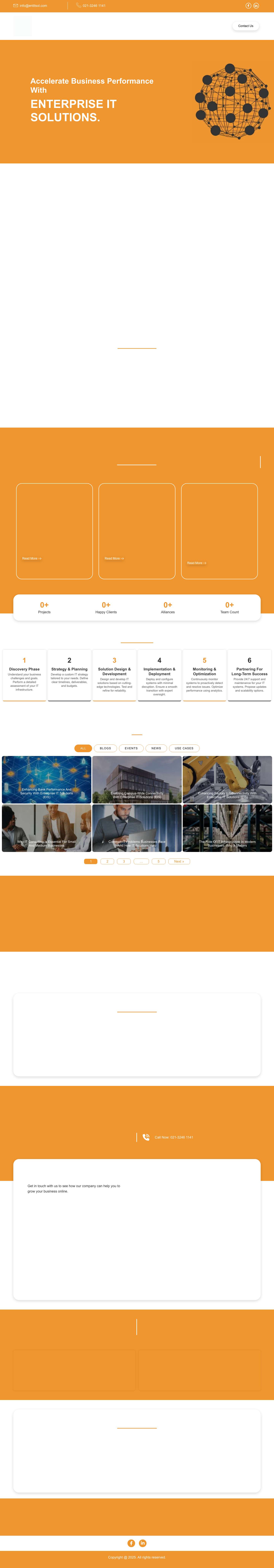 Leading IT Services & Solutions Providers in Pakistan | EIS - Full Screenshot