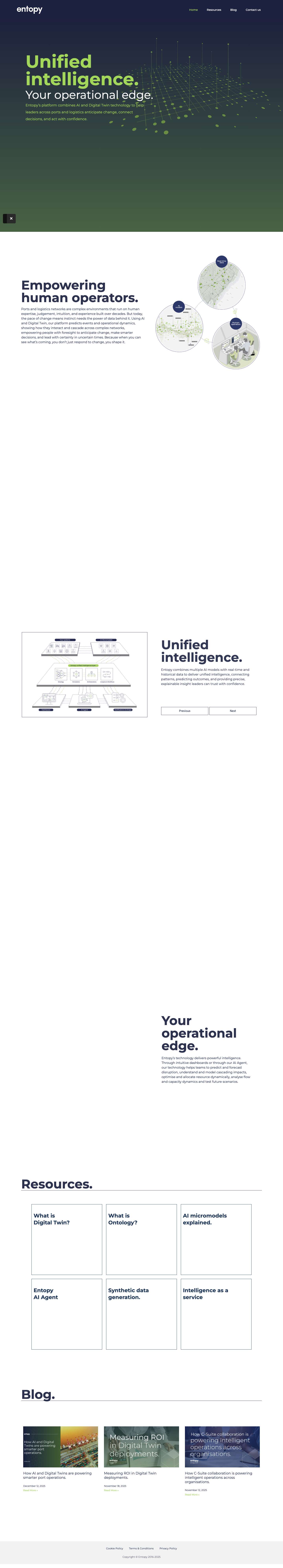 Uncovering Real-time Answers Hidden In Your Data | Entopy - Full Screenshot