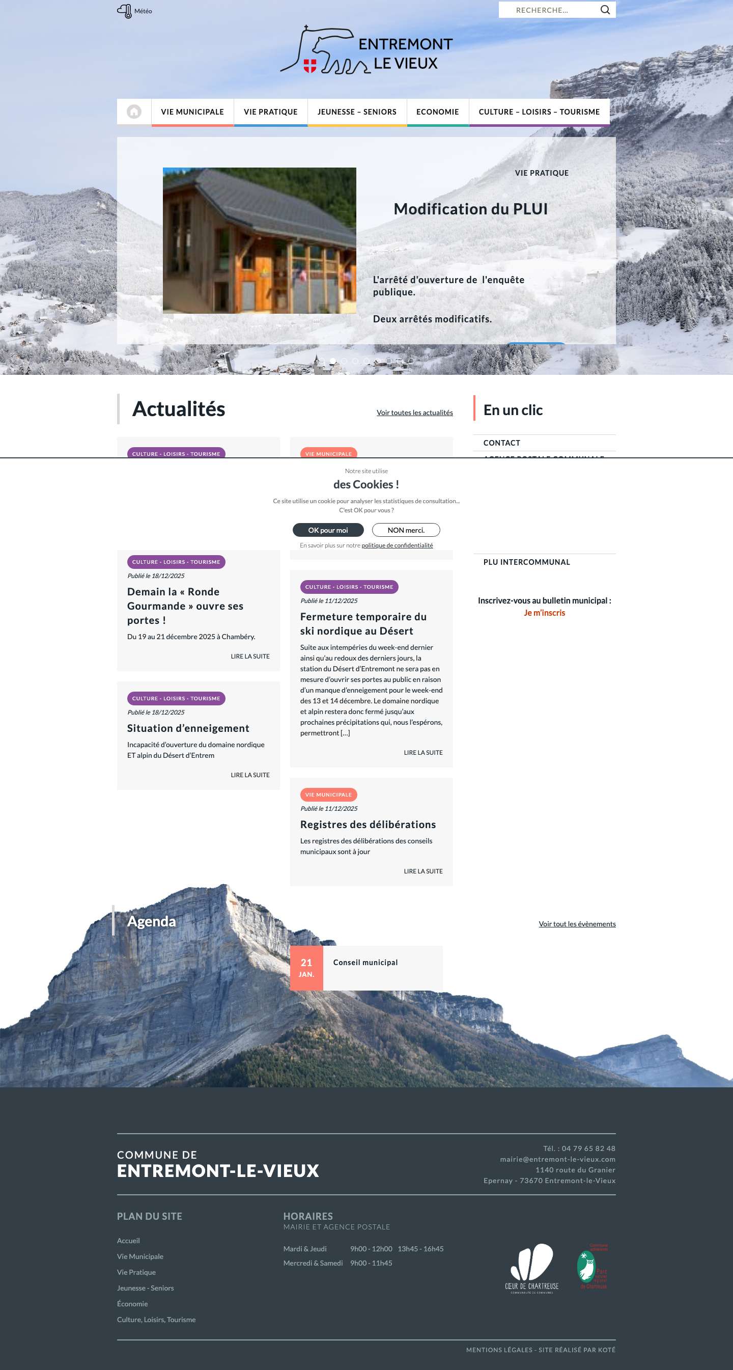 Entremont-le-Vieux | Commune 73670 - Full Screenshot