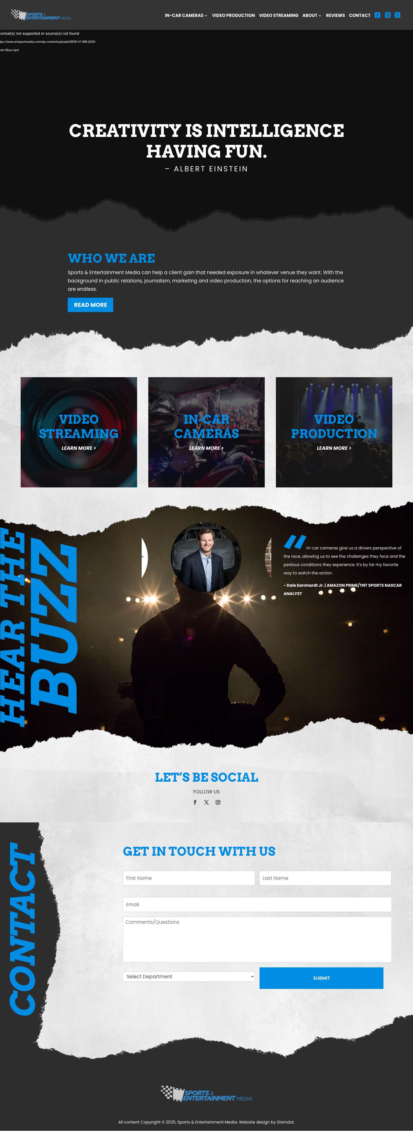 Sports & Entertainment Media - Full Screenshot