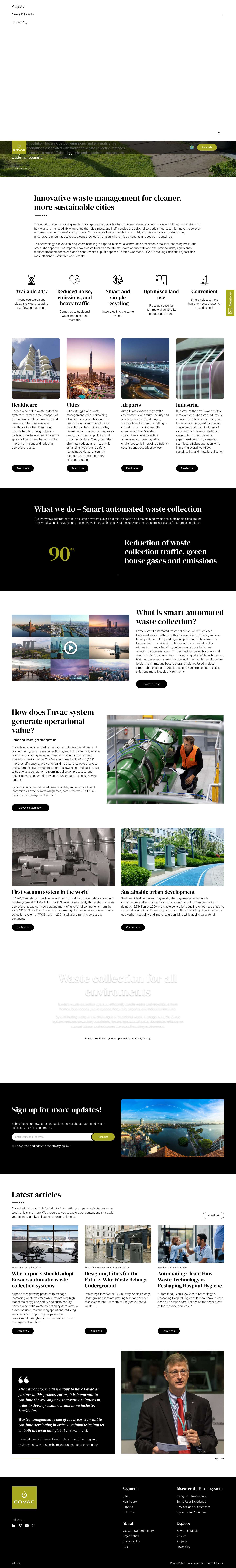 Envac - Group - EnvacEnvac GroupEnvac Group - Full Screenshot