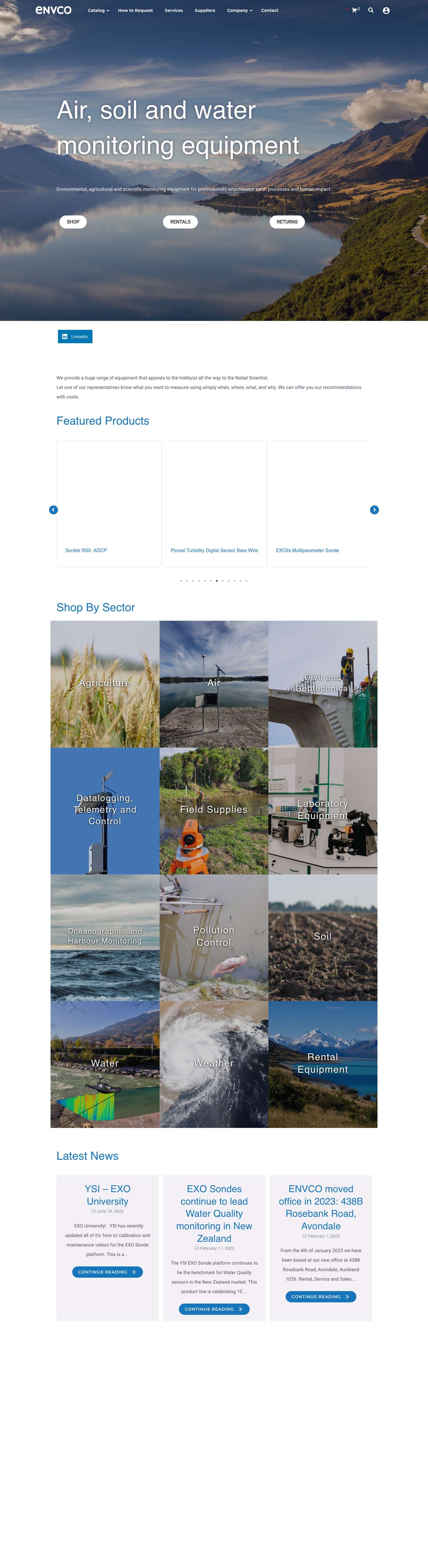 ENVCO Global - Full Screenshot