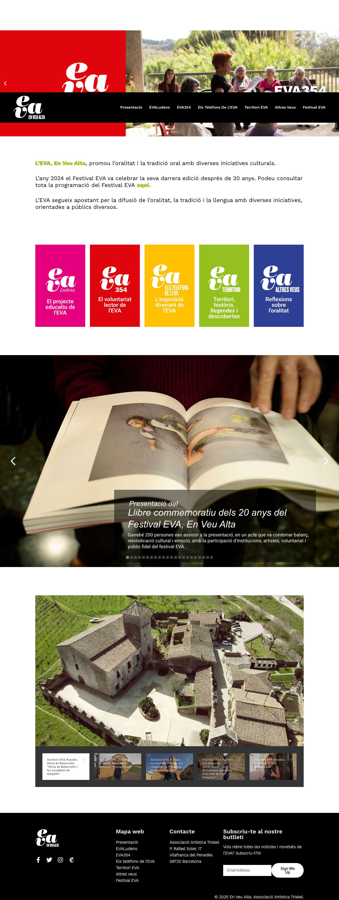 Inici - En Veu Alta - Full Screenshot