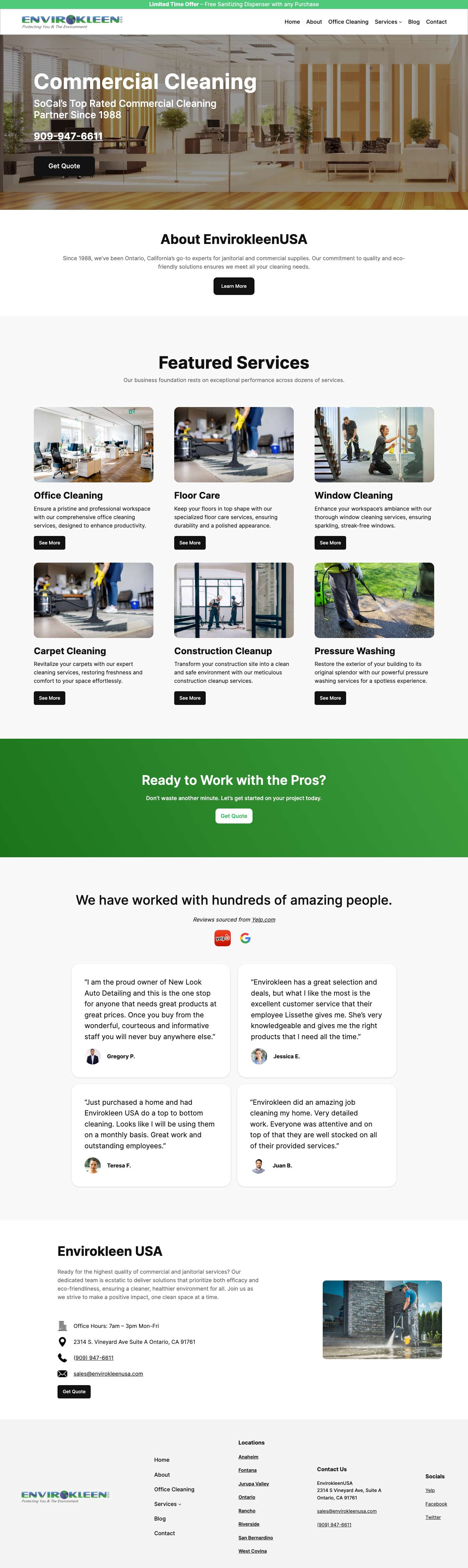 Home - EnvirokleenUSA - Full Screenshot