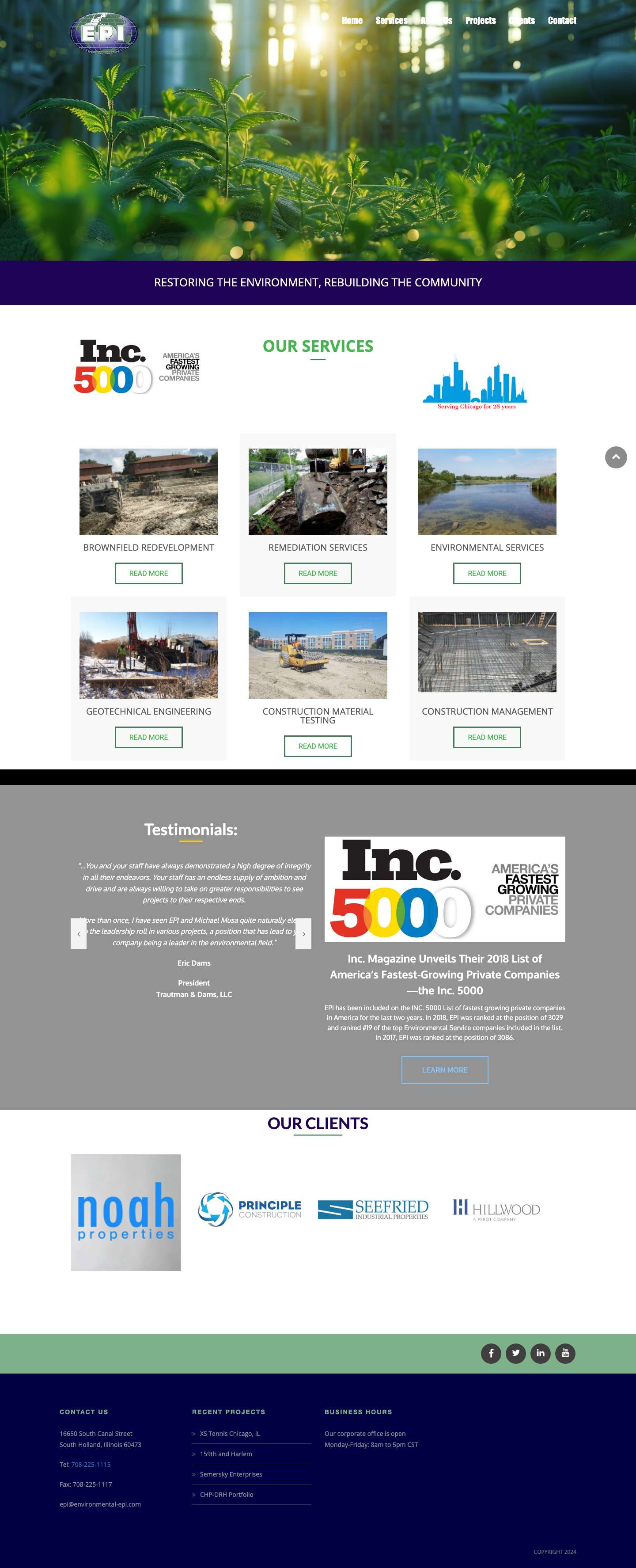 Environmental EPI - Environmental Protection Industries - Full Screenshot