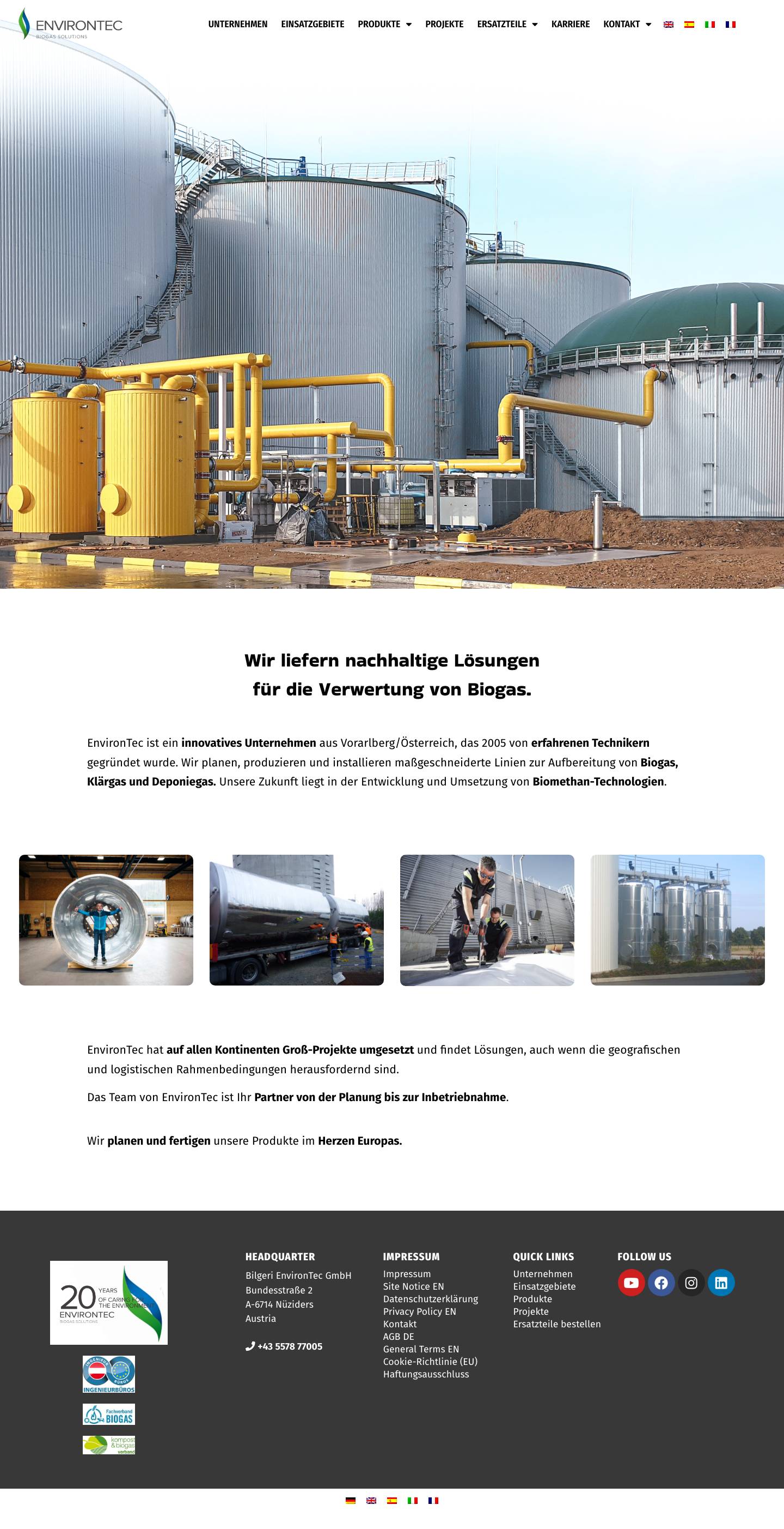 Environtec • Environtec GmbH - Full Screenshot