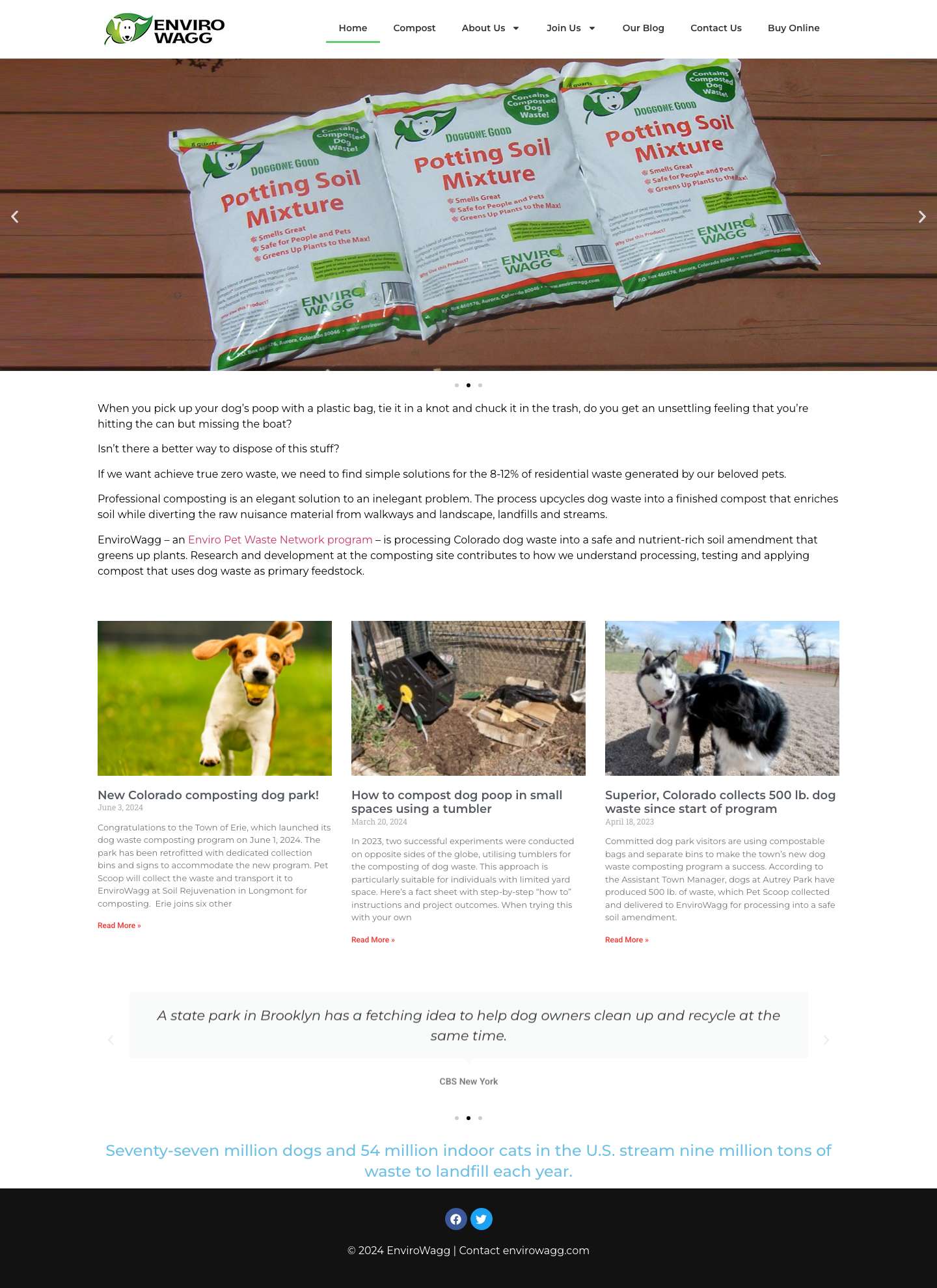 EnviroWagg – dog waste compost, dog poop compost, doggone good - Full Screenshot
