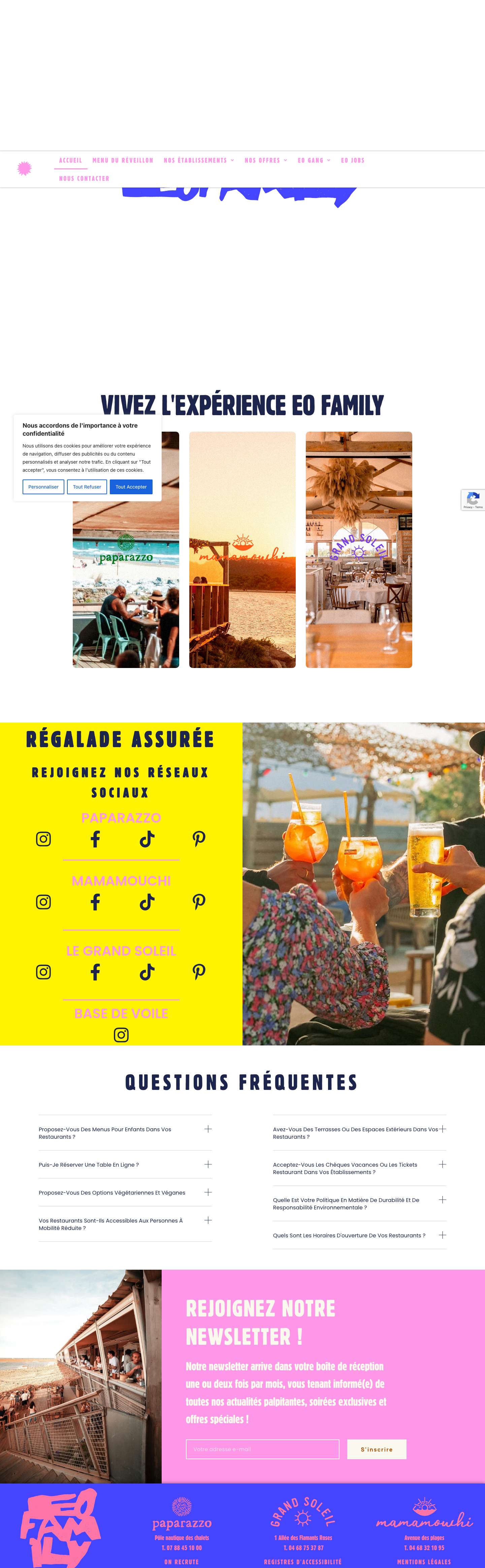 Accueil - EO Family - Full Screenshot