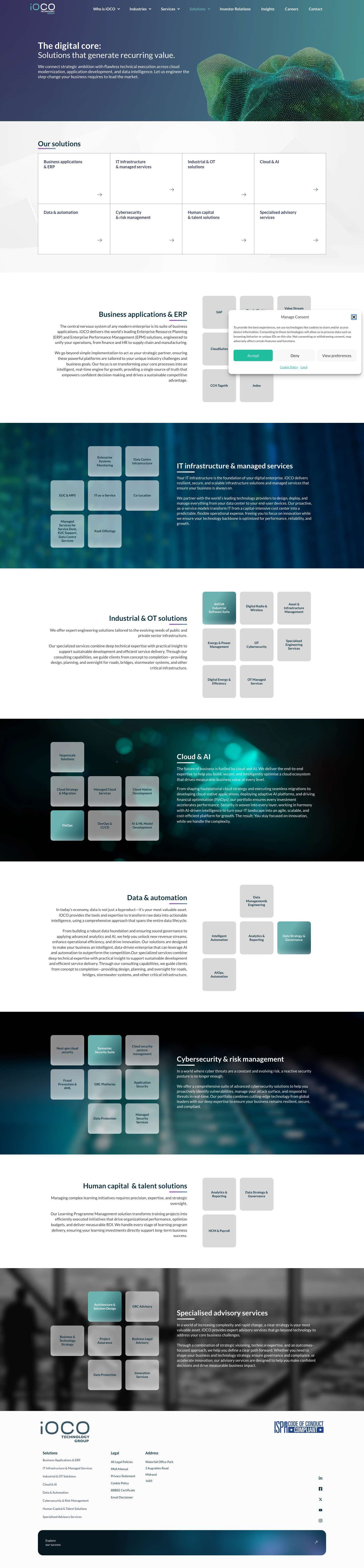 Solutions - iOCO - Full Screenshot