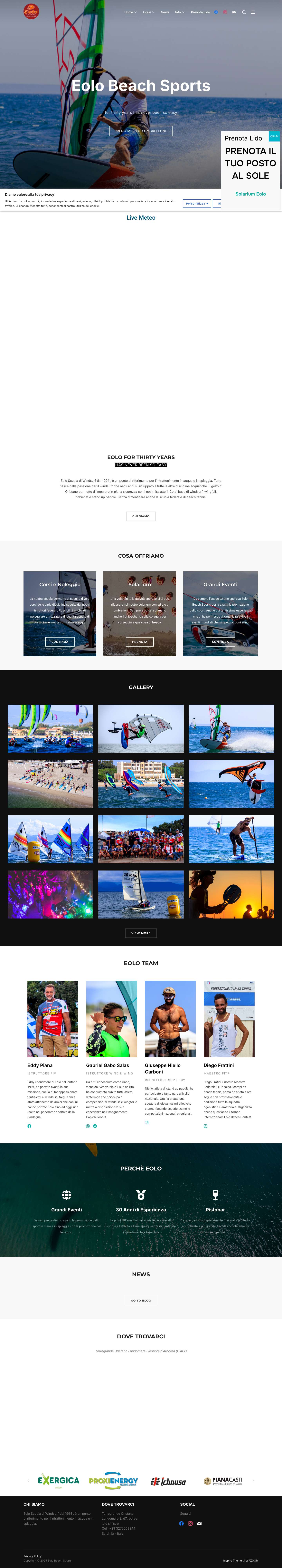 Eolo Beach Sports - Full Screenshot