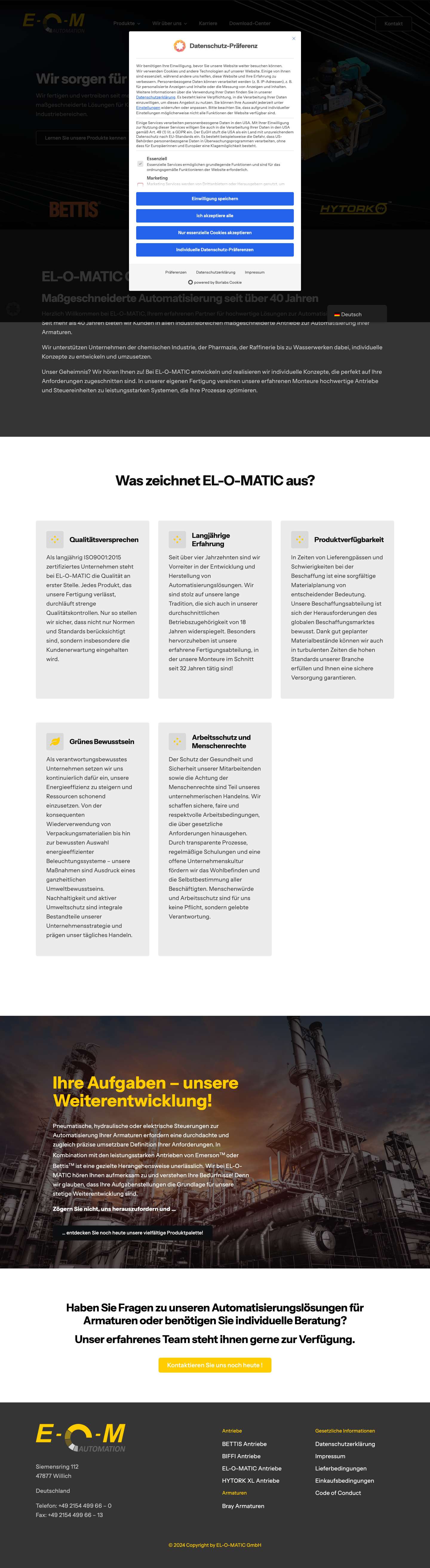 E-O-M Automation by EL-O-MATIC GmbH NEU | E-O-M Automation by EL-O-MATIC GmbH - Full Screenshot