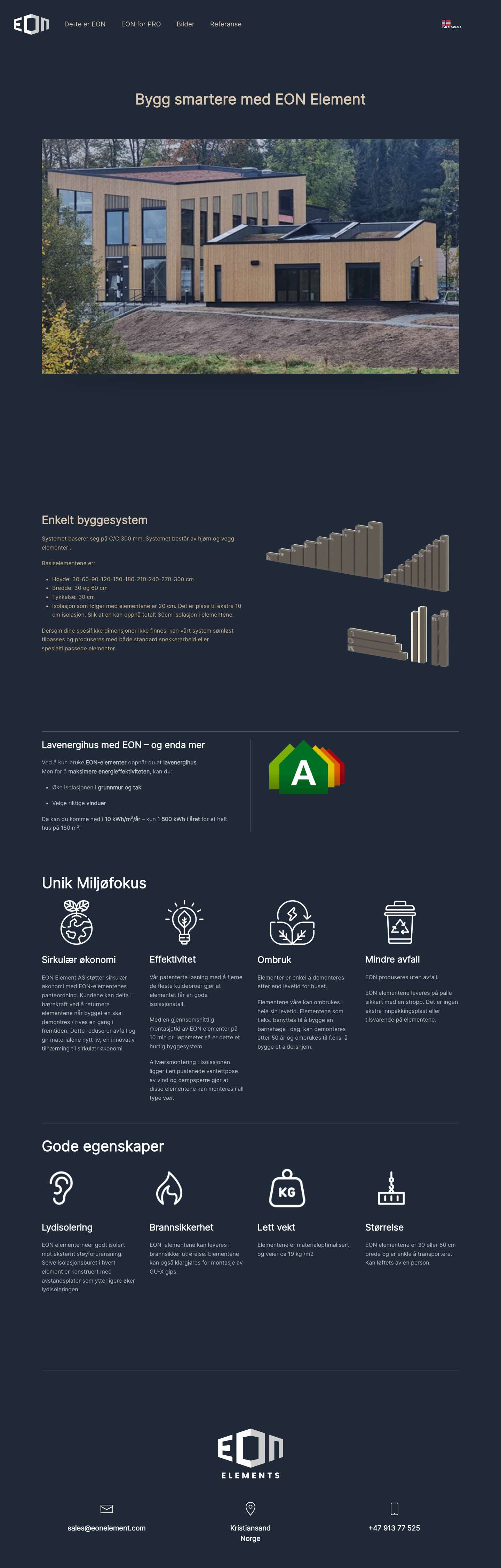 Forside - EON - Full Screenshot