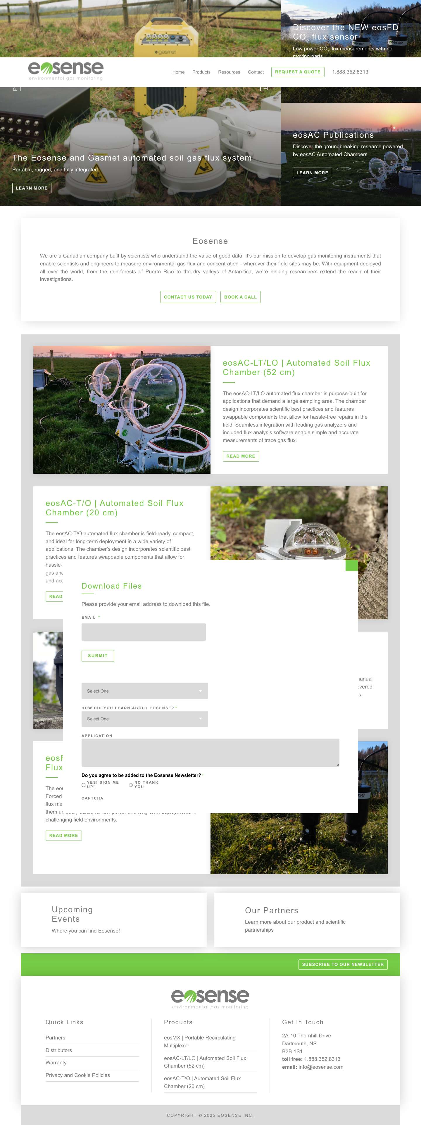 Home | Eosense - Full Screenshot