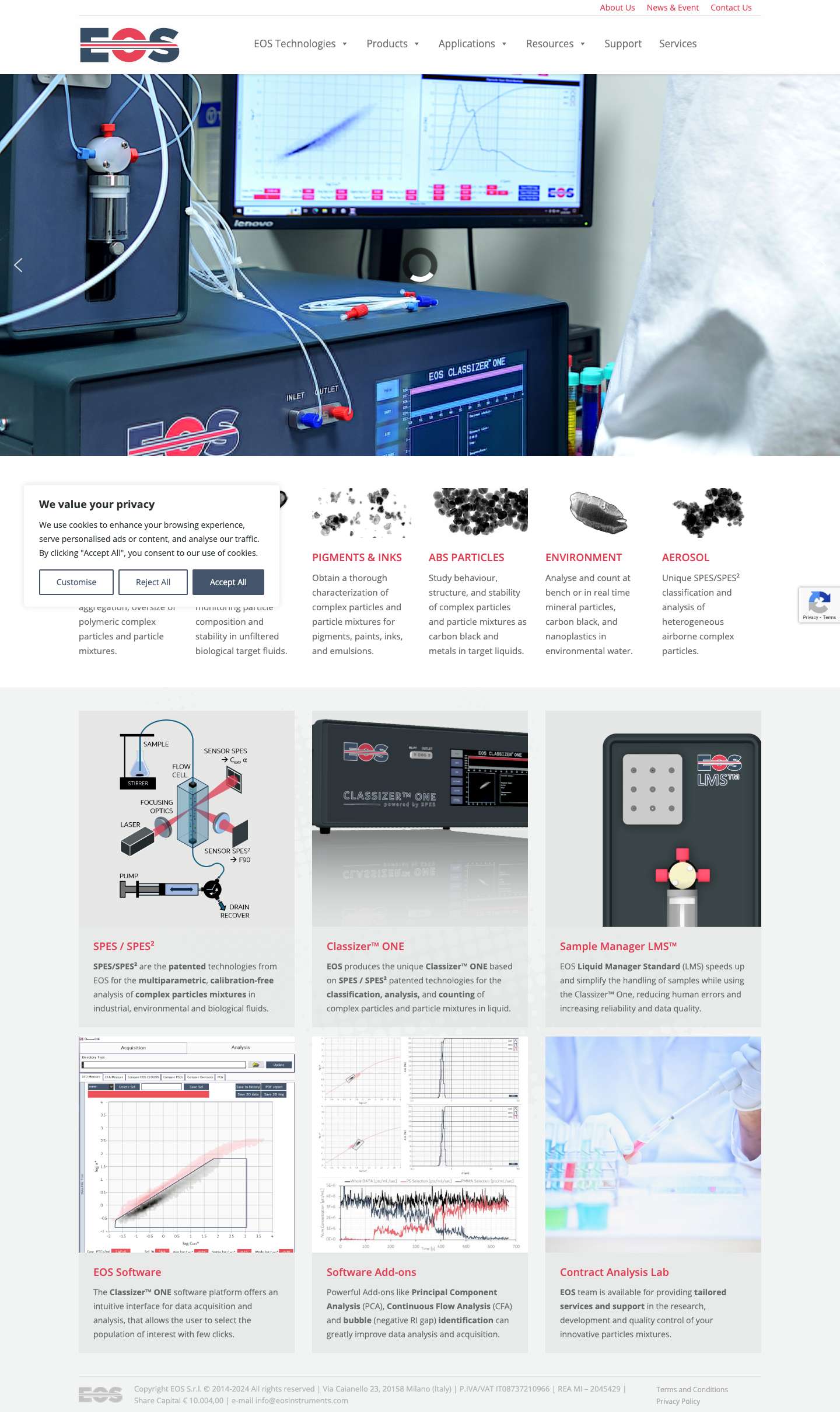 Ahead in Single Particle Analysis | EOS - Full Screenshot