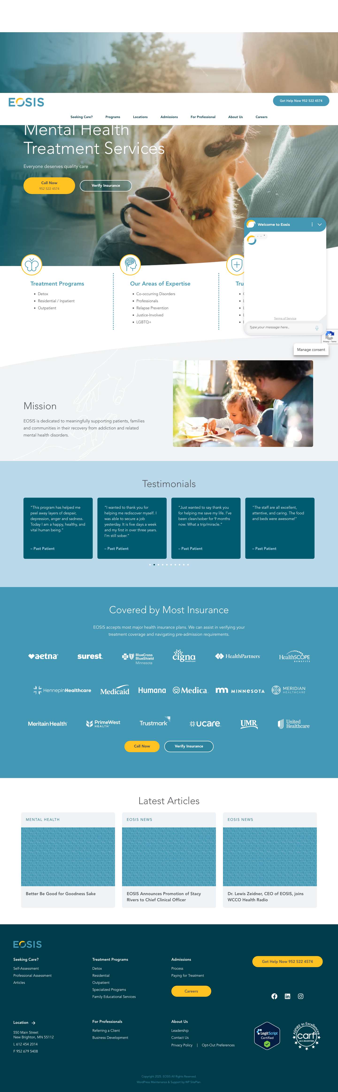 Home - EOSIS - Full Screenshot