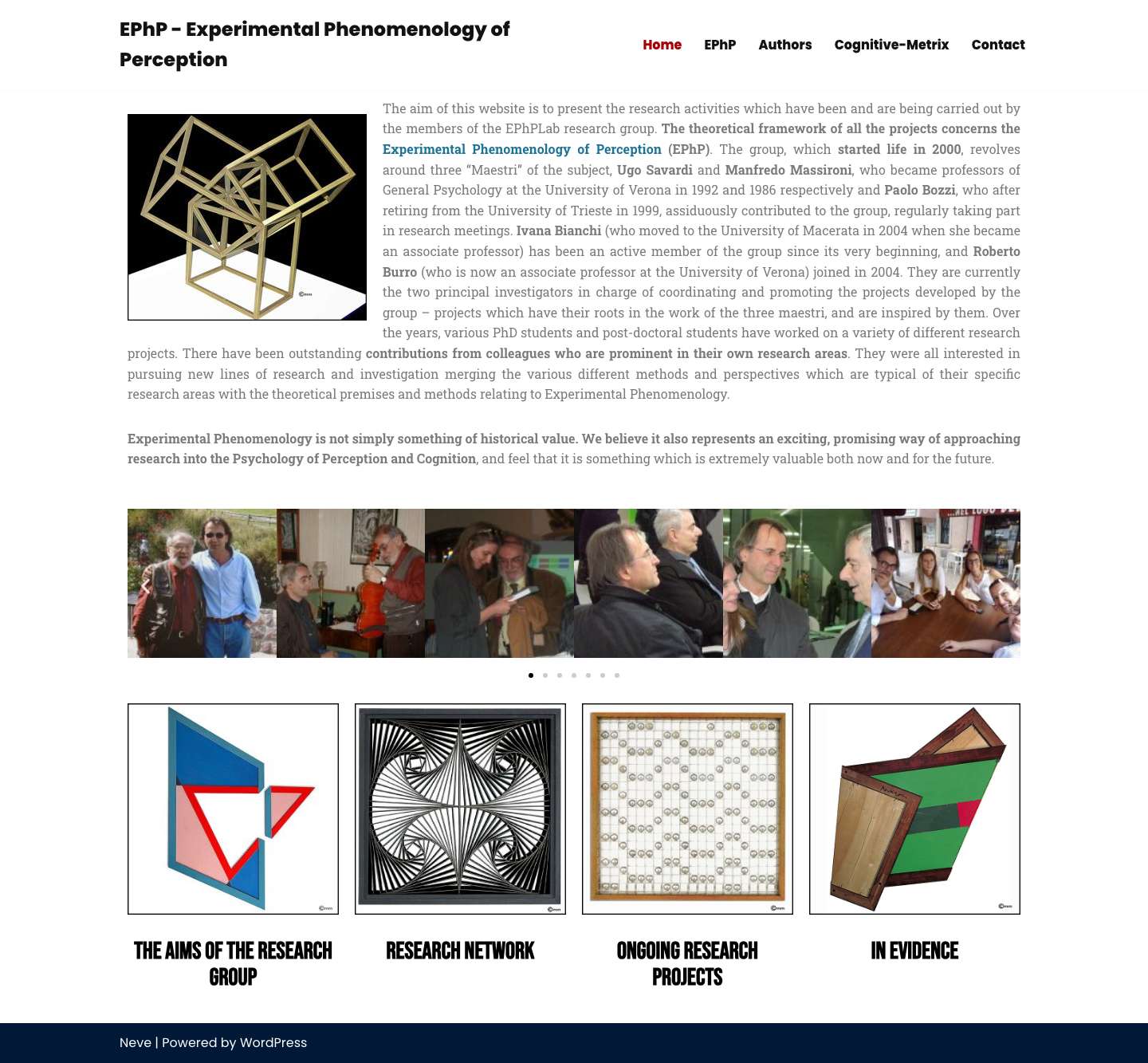 EPhP – Experimental Phenomenology of Perception – Experimental Phenomenology of Perception - Full Screenshot