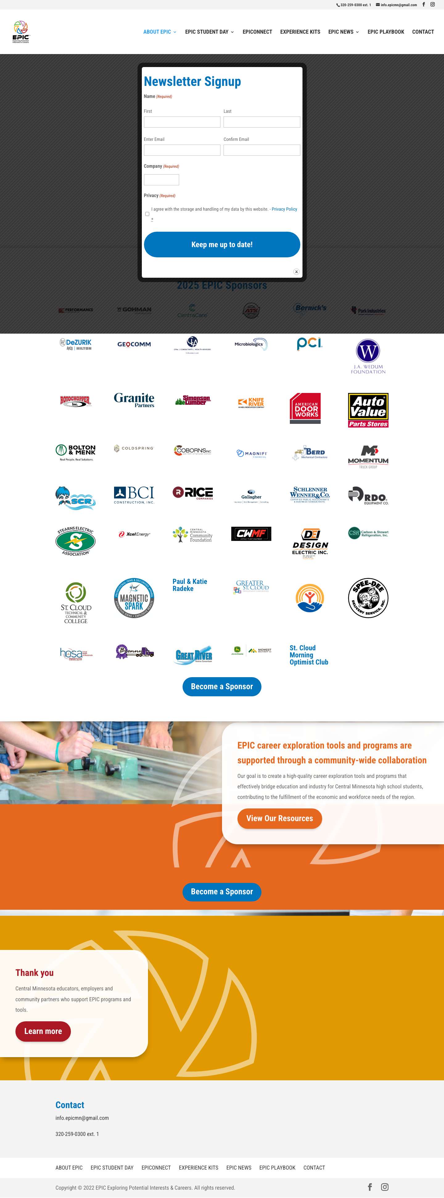 EPIC | Exploring Potential Interests and Careers - Full Screenshot