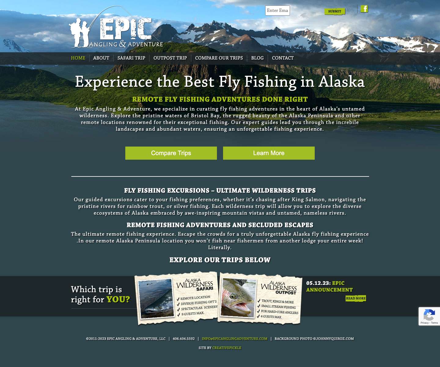 Alaska Fly Fishing Trips | Remote Angling & Adventure - Full Screenshot