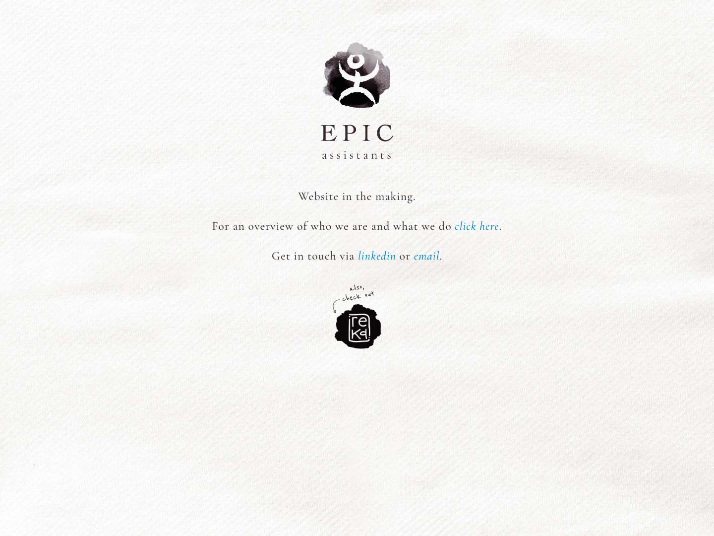 Epic Assistants | Under constructions - Full Screenshot