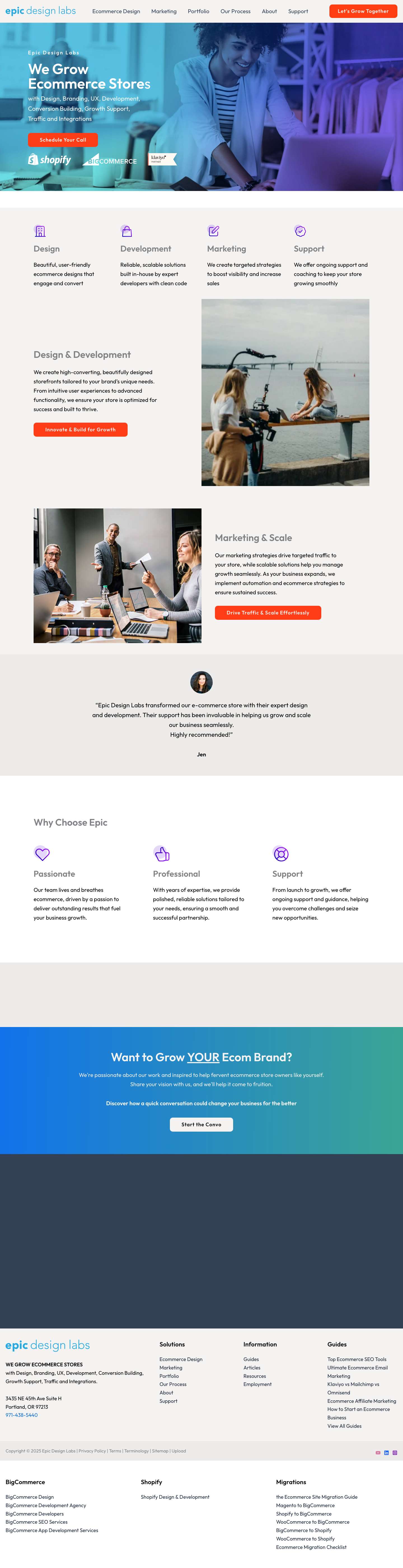 Home - Epic Design Labs - Full Screenshot