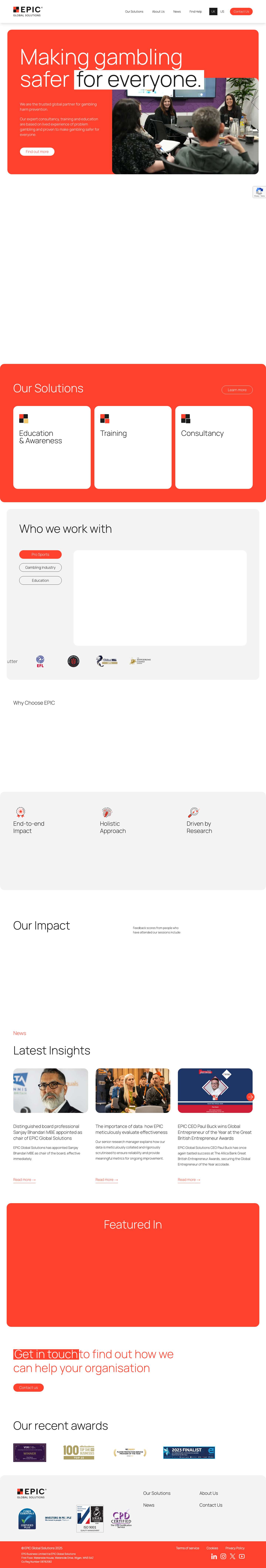 EPIC Global Solutions - Full Screenshot