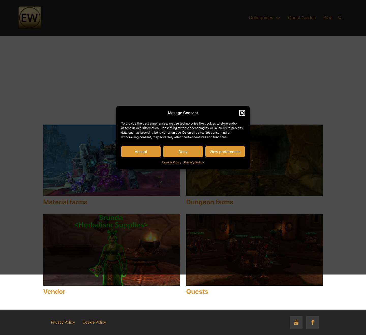 Home - Epic WoW Guides - Full Screenshot