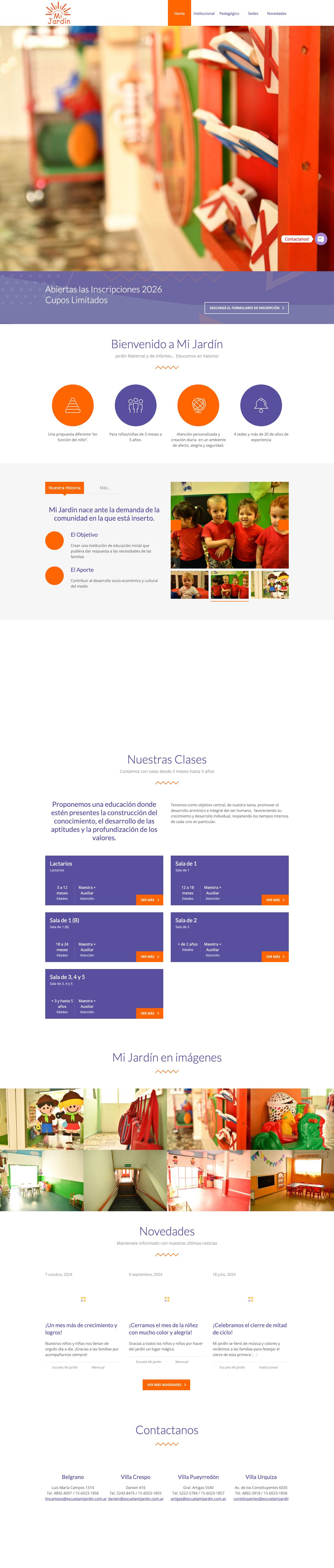 Escuela Mi Jardín - Full Screenshot