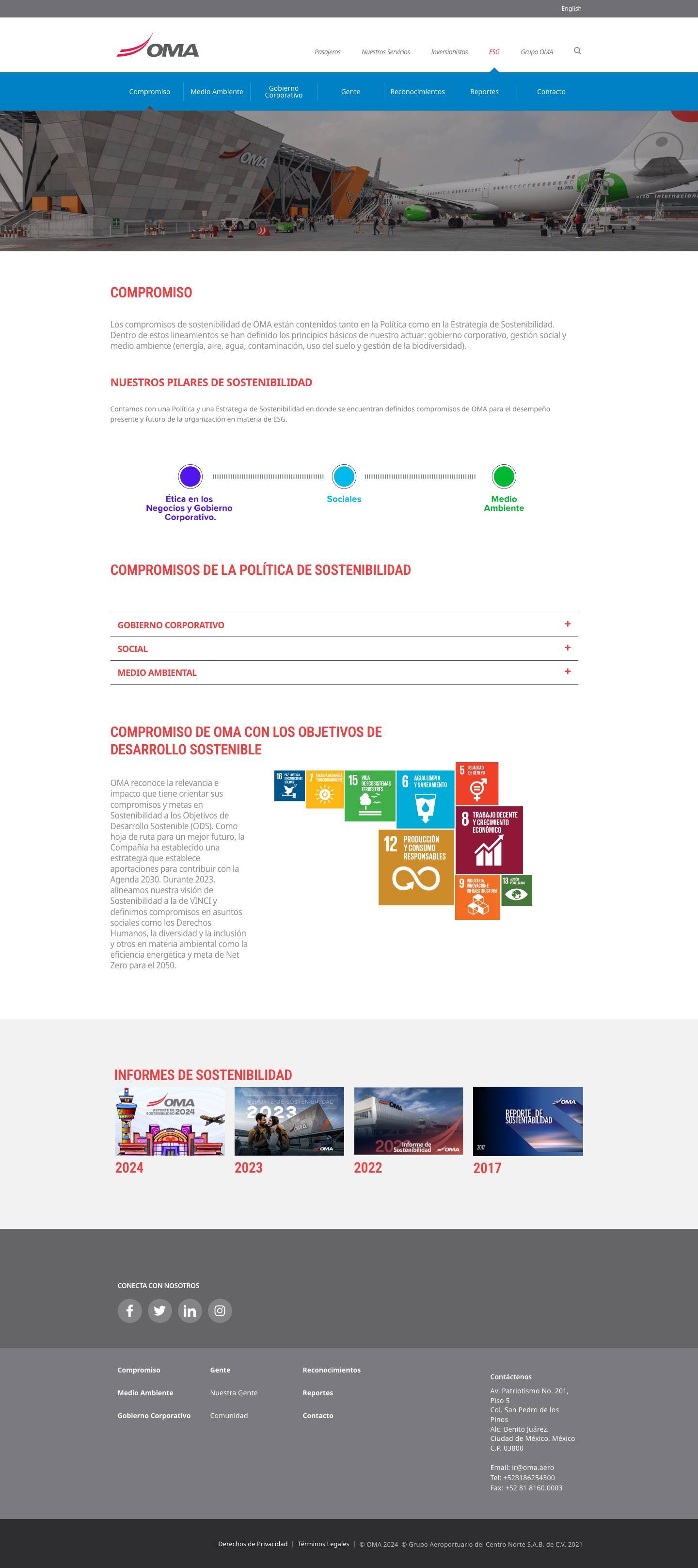 Relación con Inversionistas – Grupo Aeroportuario Centro Norte – Acapulco - Full Screenshot