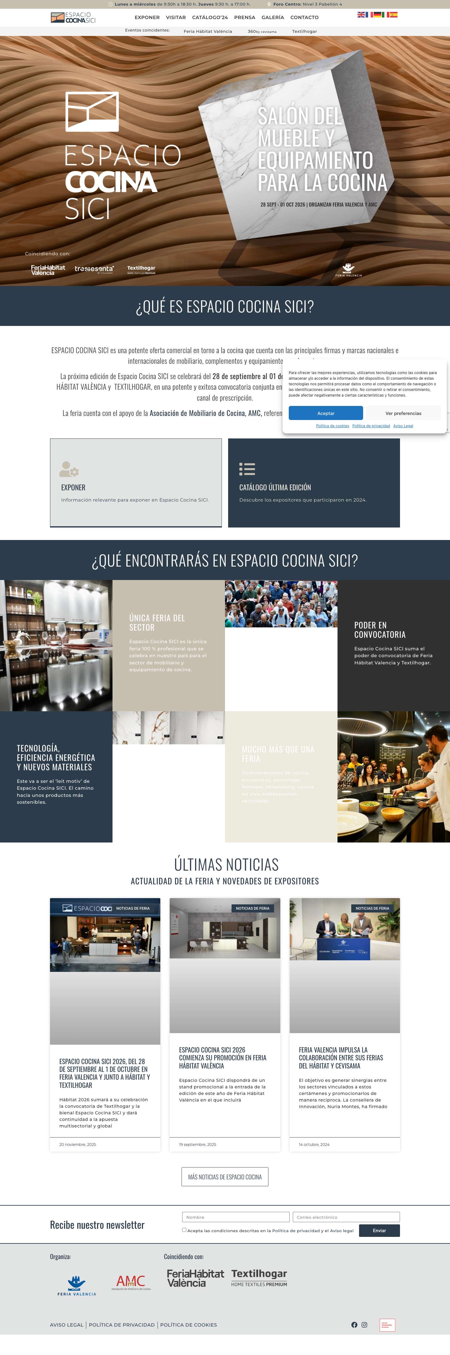 Espacio cocina - Espacio Cocina - SICI - Full Screenshot