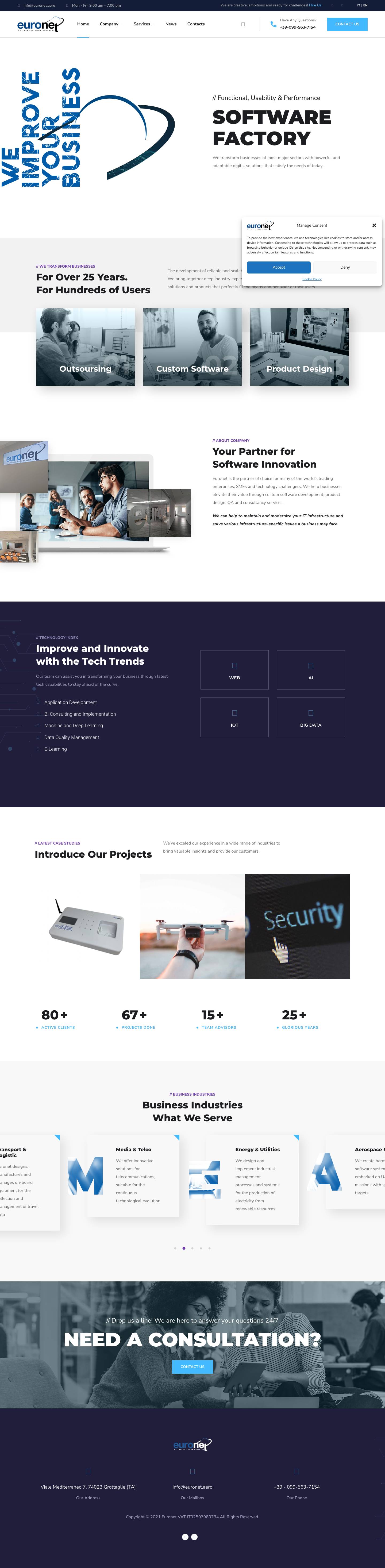 Euronet – We Improve Your Business - Full Screenshot
