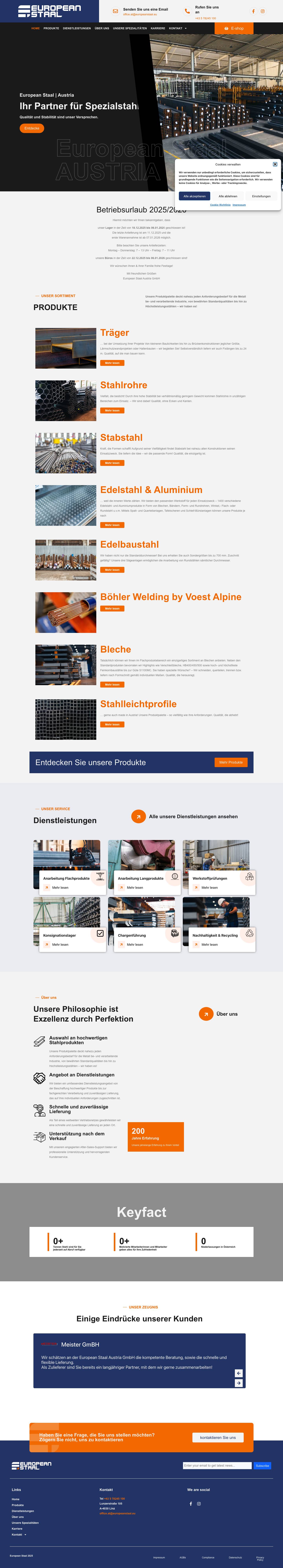 European Staal - Full Screenshot