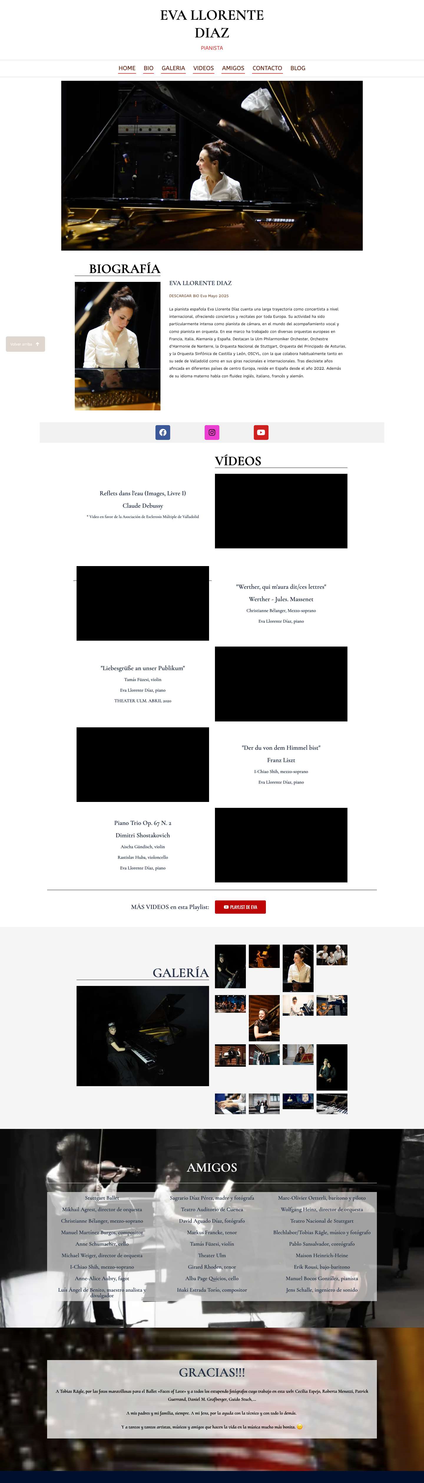 HOME - EVA LLORENTE DIAZ - Full Screenshot