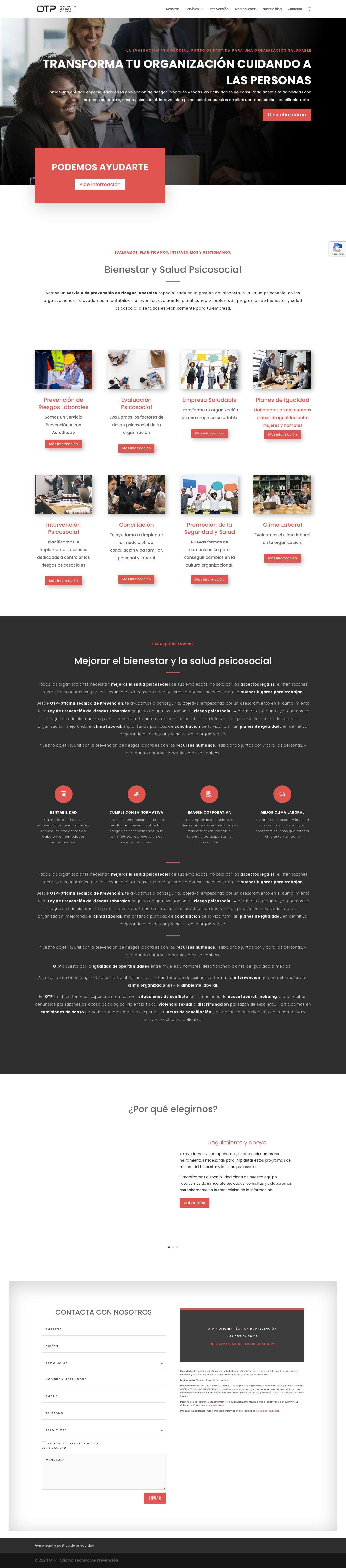 🥇 Evaluación Psicosocial ▷【 Prevencion de Riesgos Laborales 】 - Full Screenshot