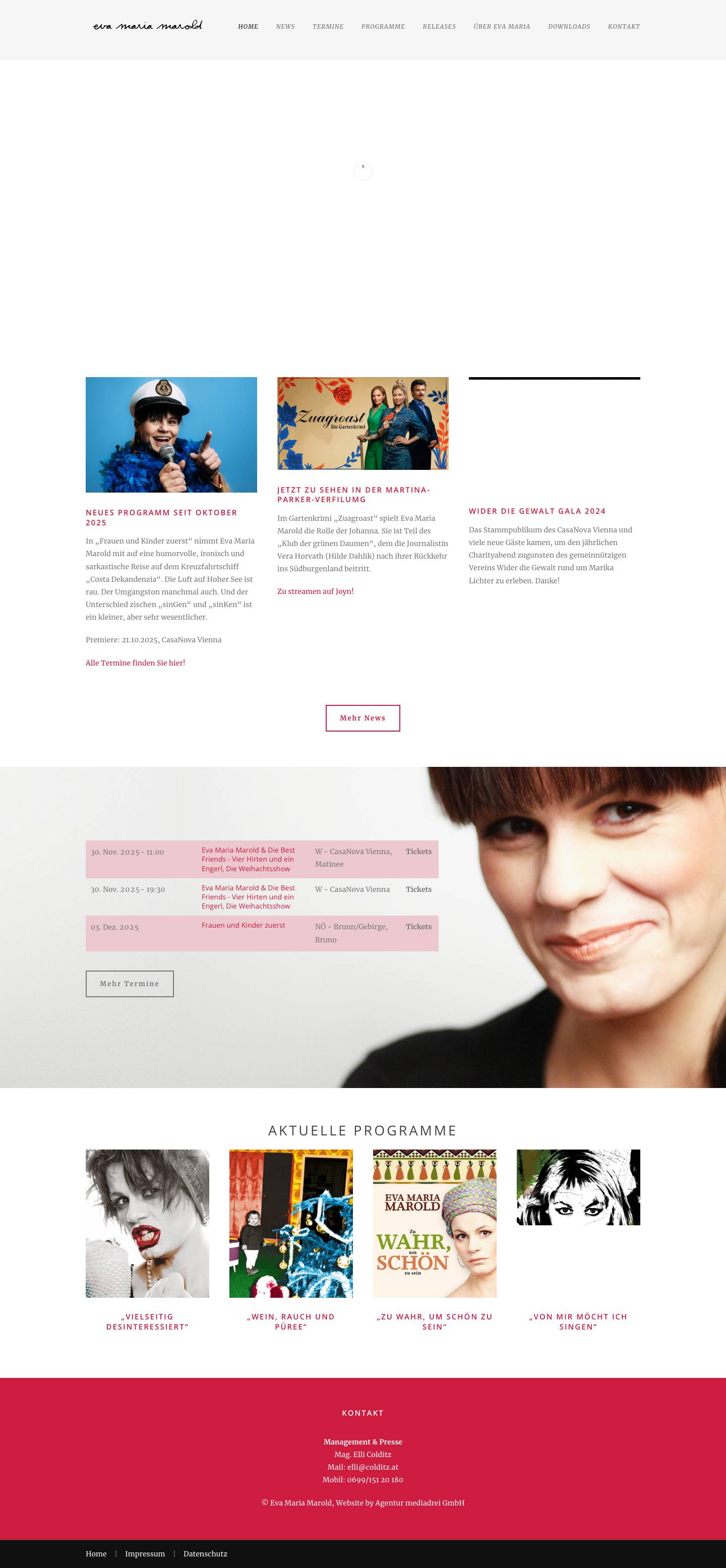 Eva Maria Marold - Full Screenshot