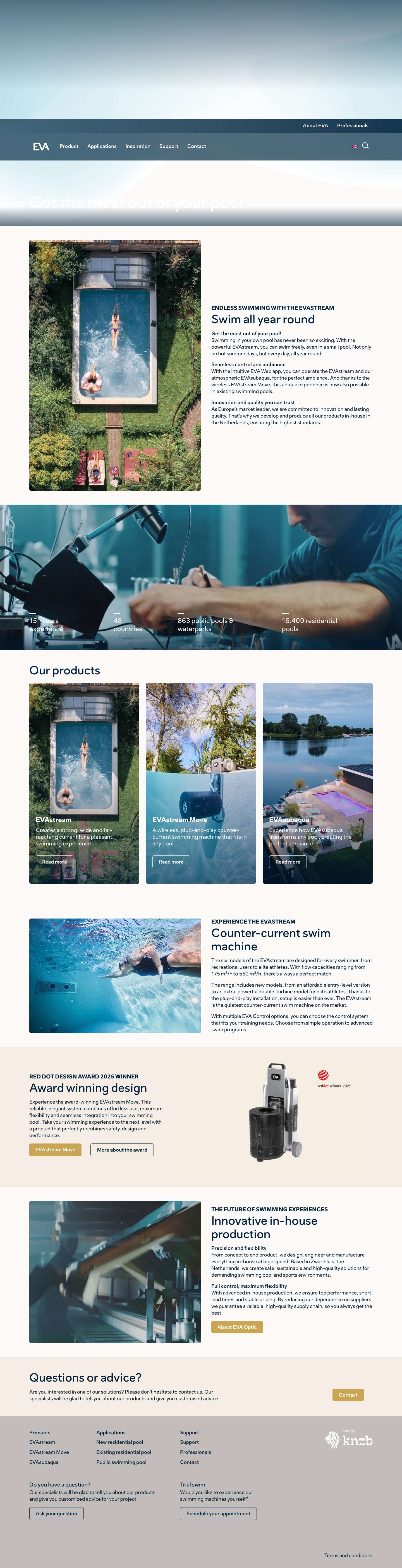 Home | EVA optic - Full Screenshot