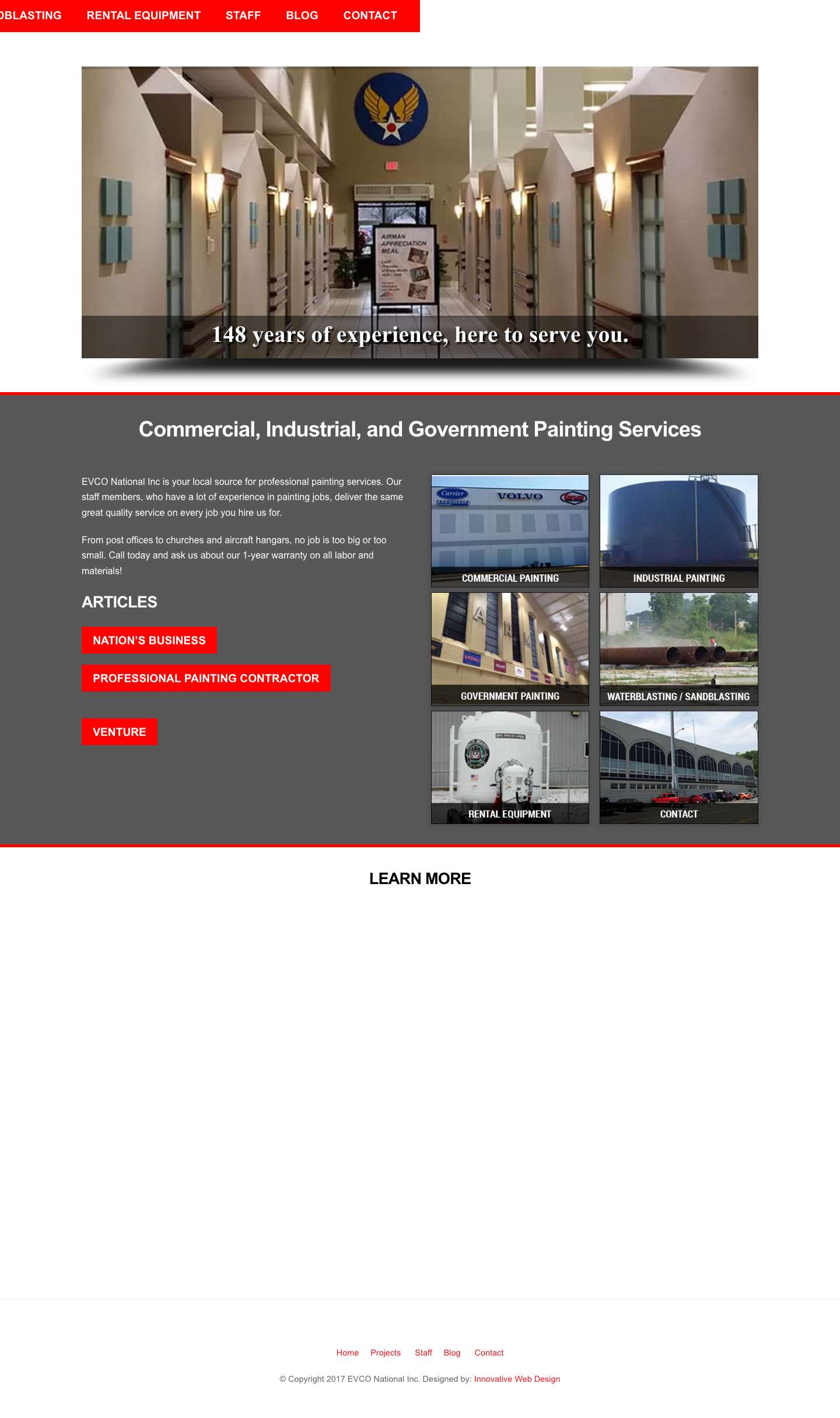 EVCO National Inc. - Full Screenshot