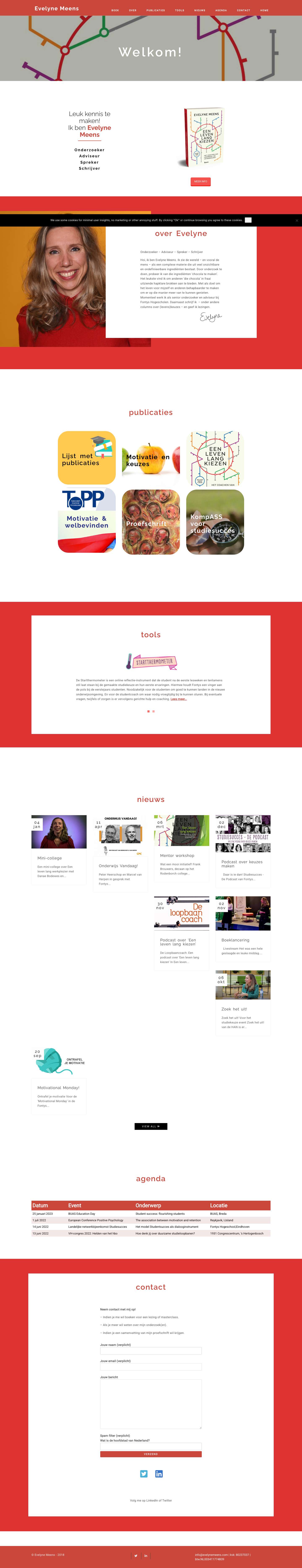 Home - Evelyne Meens - Full Screenshot