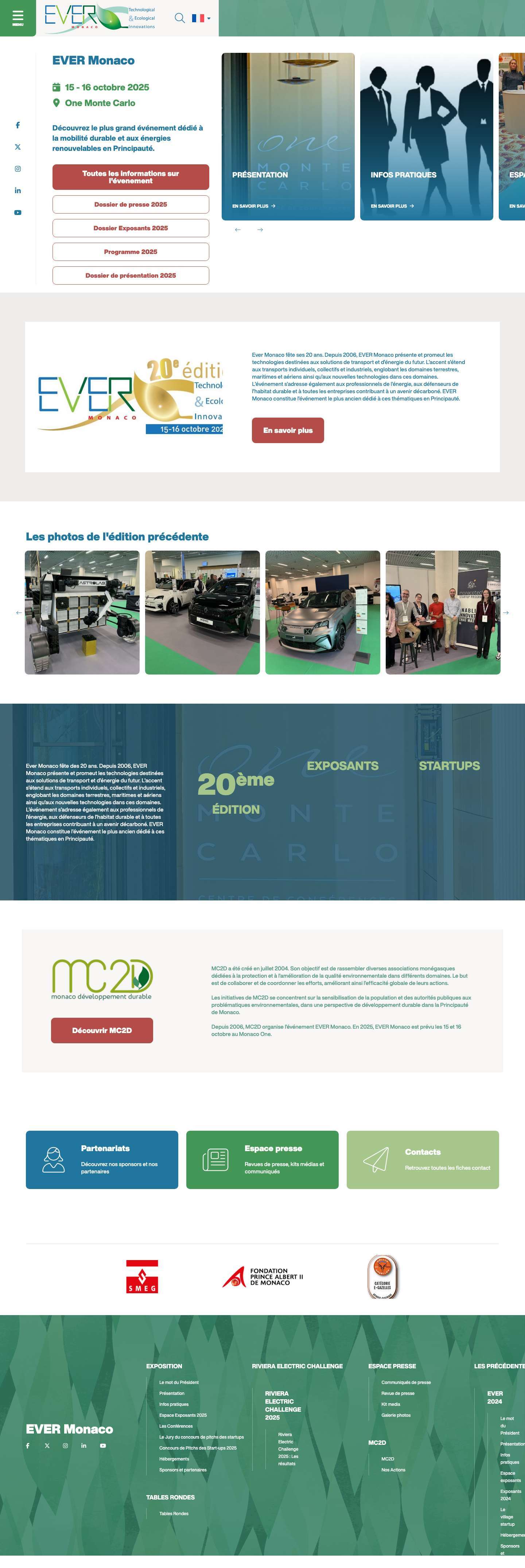 Accueil - EVER Monaco - Full Screenshot