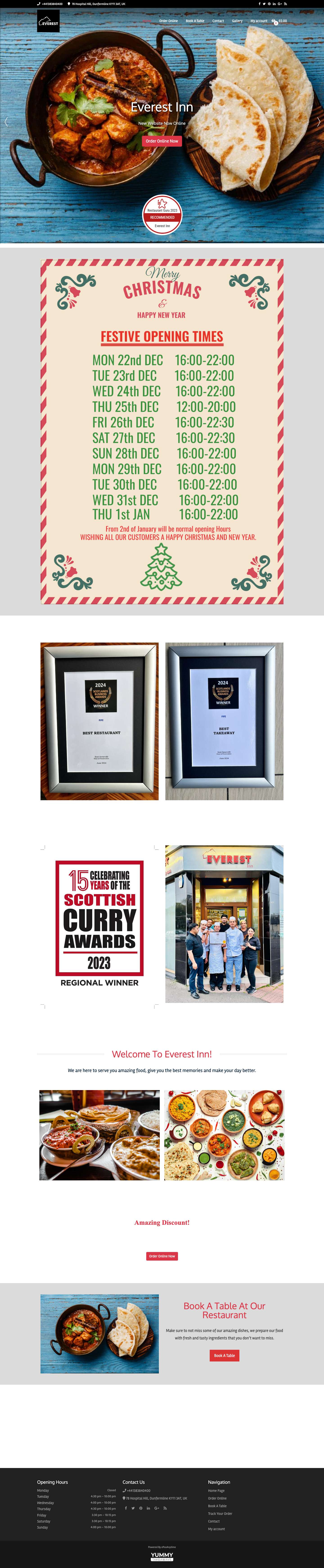 Everest Inn – Dunfermline - Full Screenshot