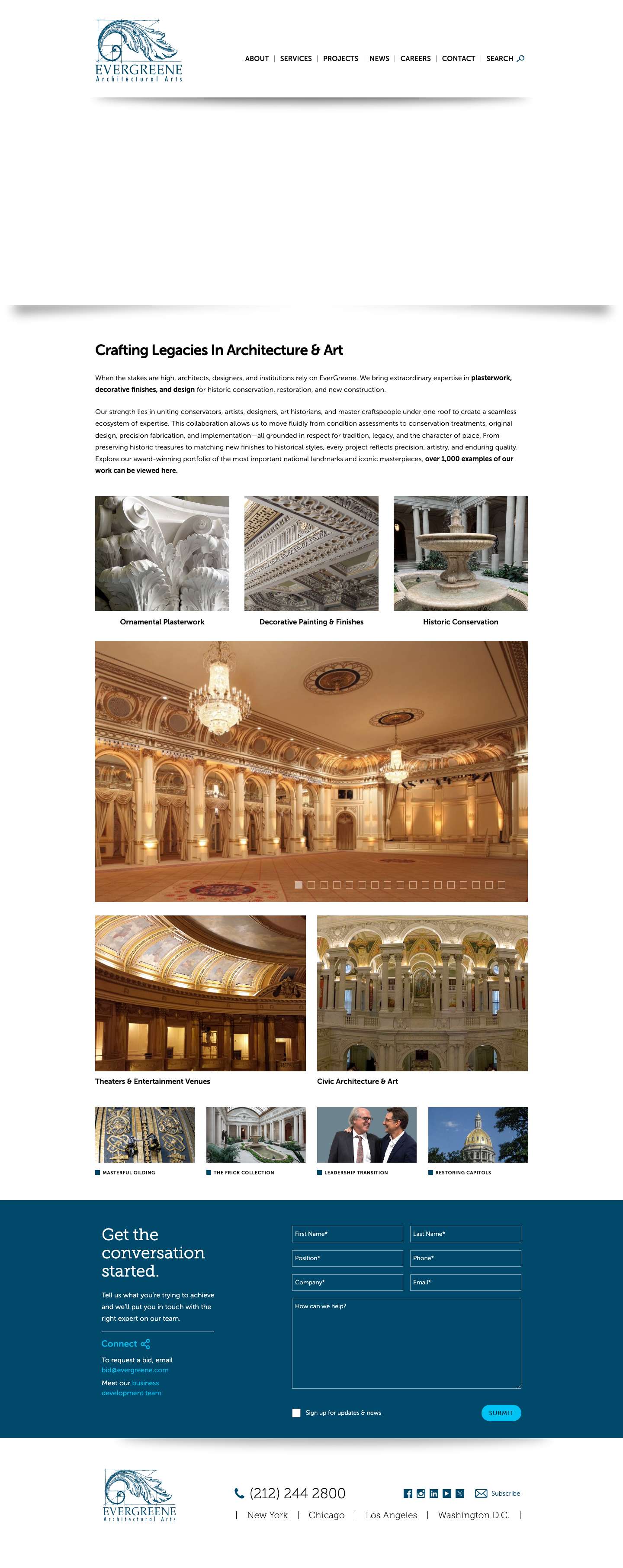 Award-Winning Historic Restoration & Preservation - Full Screenshot