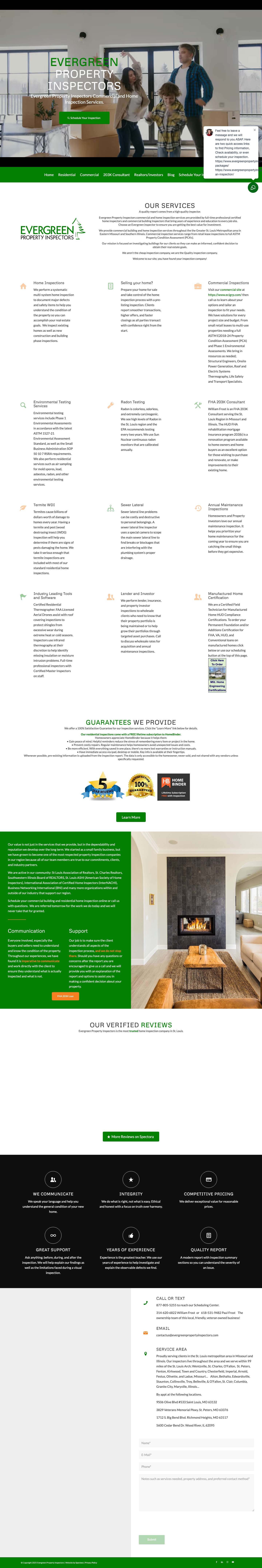 Home Inspections and Commercial Inspections | St. Louis, MOListScroll to top - Full Screenshot