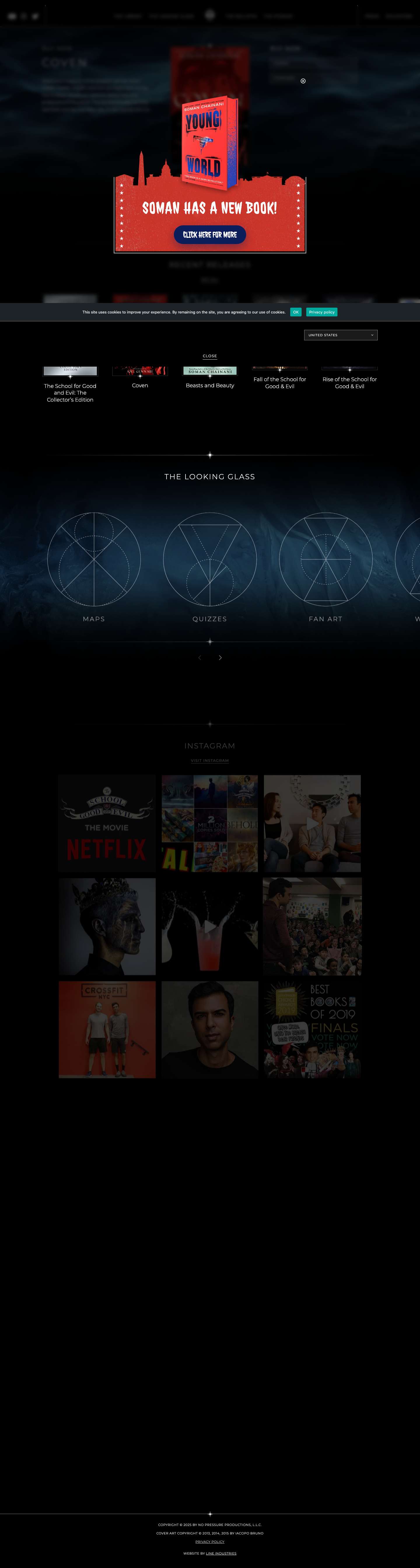 Homepage - EverNever World - Full Screenshot