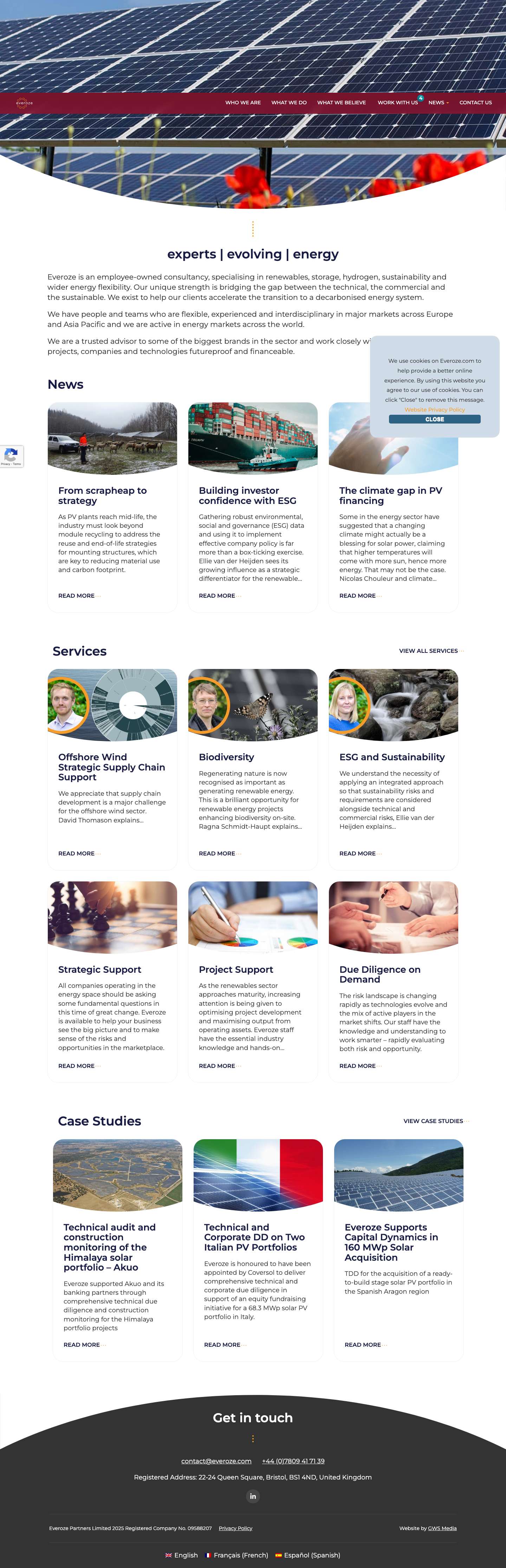 Home - everoze - Full Screenshot