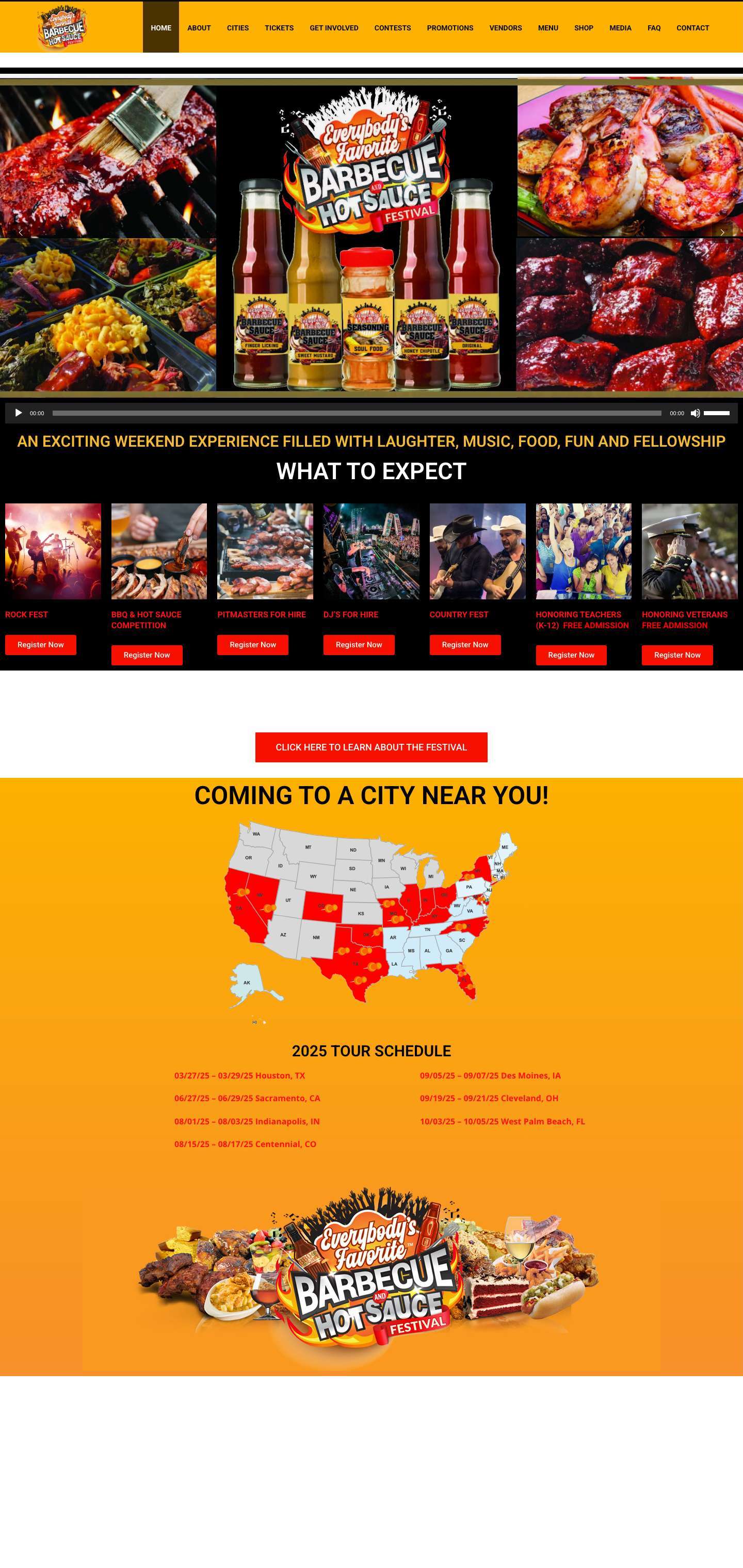 Everybody’s Favorite Festival – Award Winning Festival - Full Screenshot