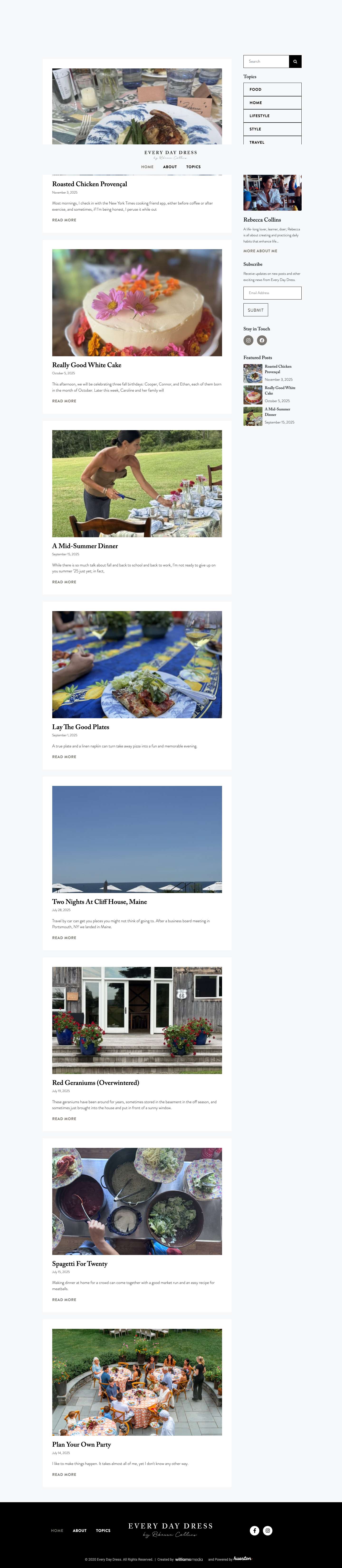 Home • Every Day Dress by Rebecca Collins - Full Screenshot