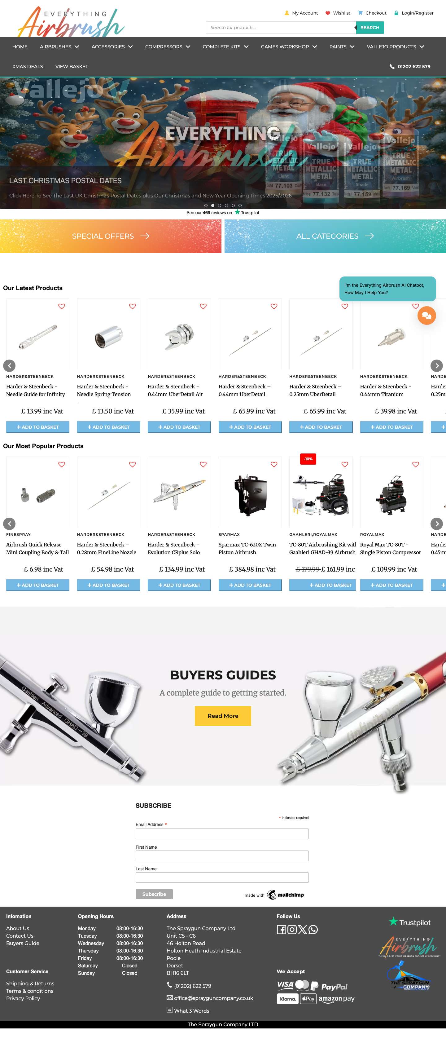 Home - Everything Airbrush - Full Screenshot