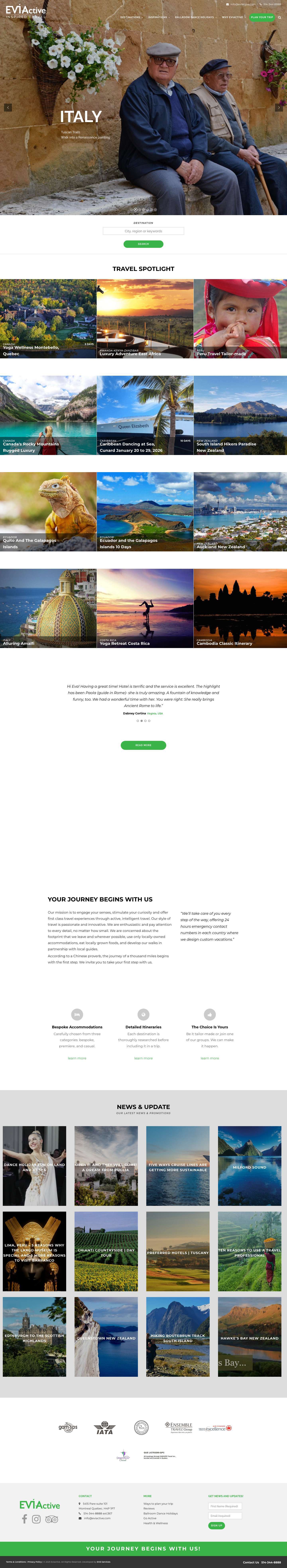 Home - Eviactive.com - Full Screenshot